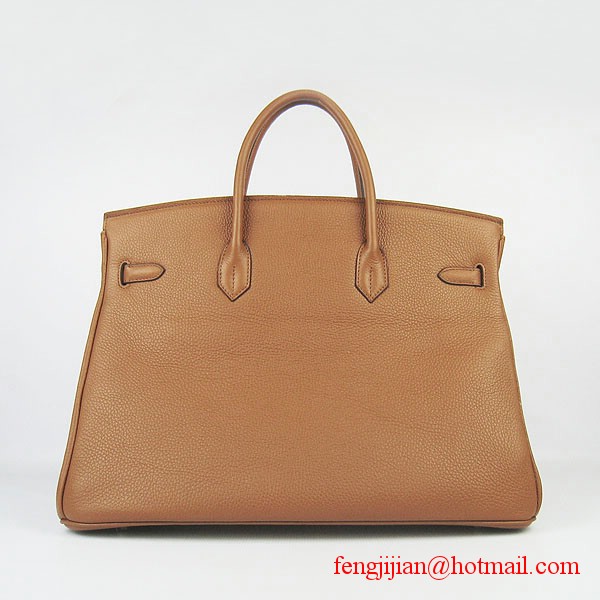 Hermes Birkin 40cm Togo Bag Light Coffee 6099 Hermes Birkin 40cm Togo Bag Light Coffee 6099